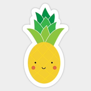 Cute Kawaii Pineapple Sticker